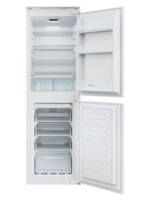 Candy CB50N518FK - White Integrated 50/50 Frost Free Fridge Freezer - F energy