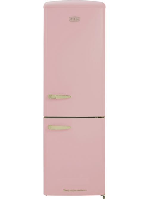 CDA FLORENCE TEA ROSE - Pink Freestanding 60/40 Frost Free Fridge Freezer