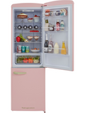 CDA FLORENCE TEA ROSE - Pink Freestanding 60/40 Frost Free Fridge Freezer