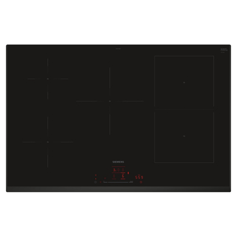 Siemens ED851HWB1E 80cm Induction Hob - Black