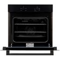 Teknix BITK602ESB - Black Built in Electric Single Oven - Manual cleaning - A energy