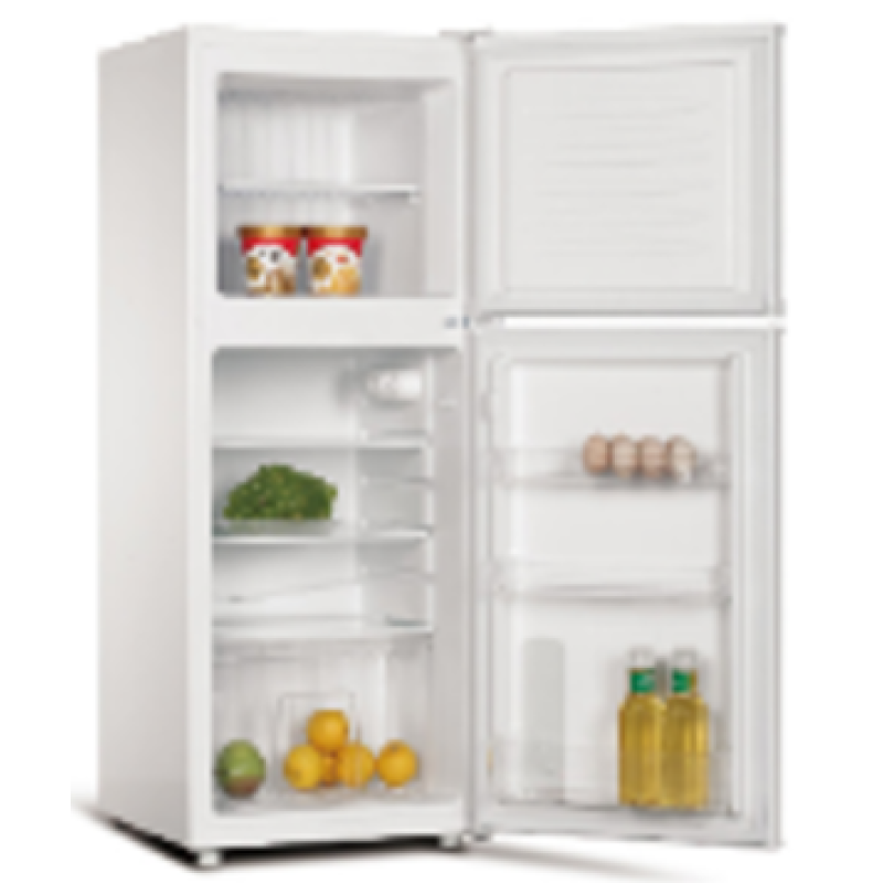 Teknix TM1148W - White Freestanding 80/20 Fridge Freezer - F energy