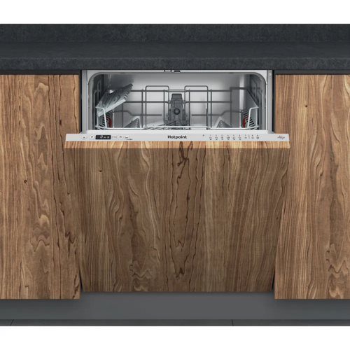 Hotpoint H2I HD526 UK - Silver Integrated Dishwasher - E energy - Display