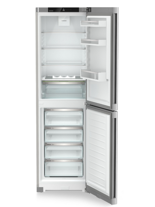 Liebherr CNSFD5704 - Silver Freestanding Frost Free Fridge Freezer - D energy
