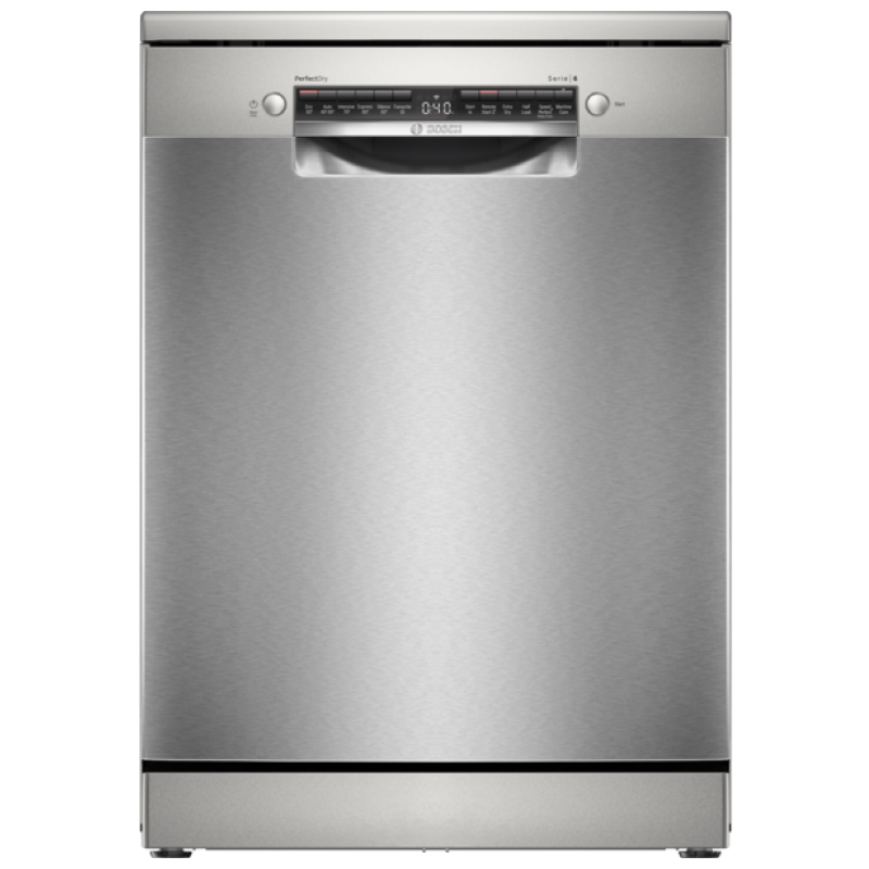 Bosch SMS6ZCI10G - Silver Freestanding Dishwasher - B energy