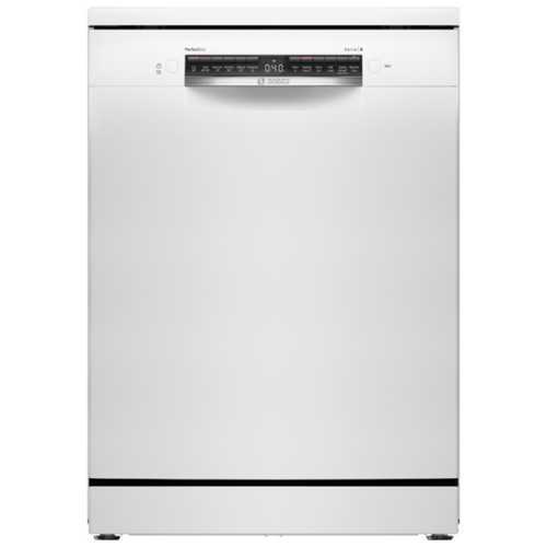 Bosch SMS6ZCW10G - White Freestanding Dishwasher - B energy