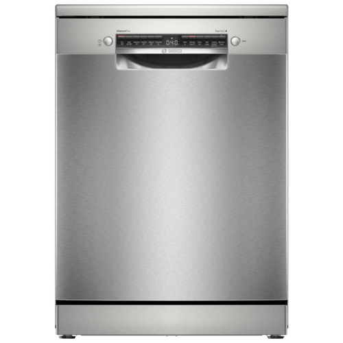 Bosch SMS4EKI06G - Silver Freestanding Dishwasher - B energy