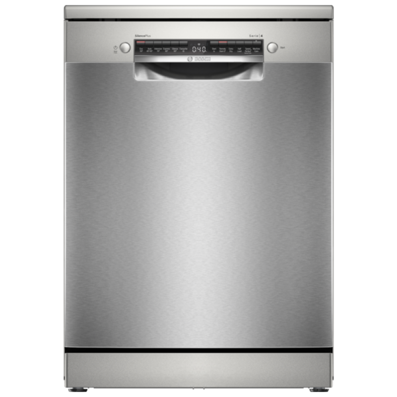 Bosch SMS4EKI06G - Silver Freestanding Dishwasher - B energy