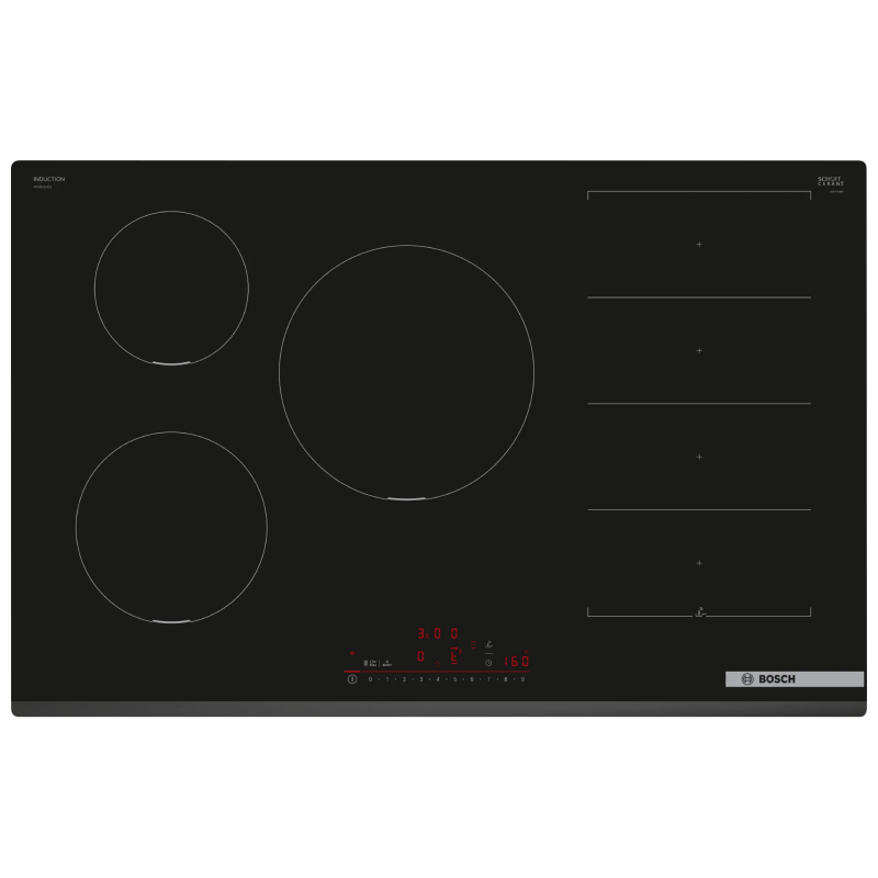 Bosch PXV831HC1E - Black 5 Zone Induction Hob