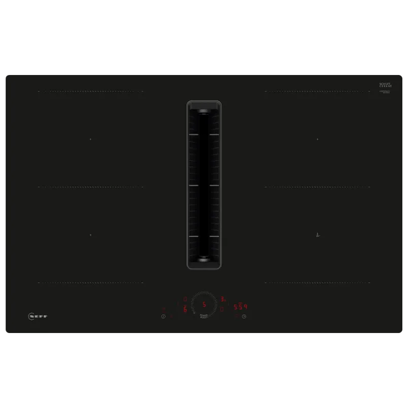 Neff V58PHQ4C0 - Black 4 Zone Venting Hob - B energy