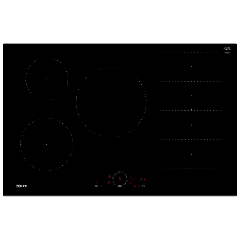 Neff T68FHV4L0 - Black 5 Zone Induction Hob