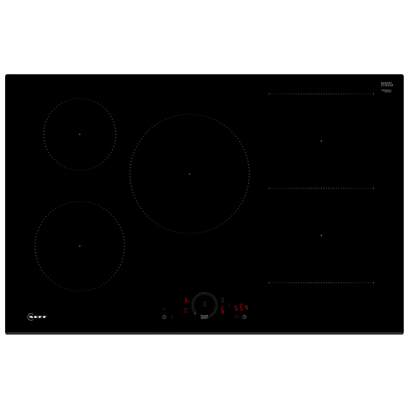 Neff T58FHW1L0 - Black 5 Zone Induction Hob