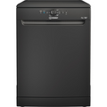 Indesit D2F HK26 B UK - Black Freestanding Dishwasher - E energy