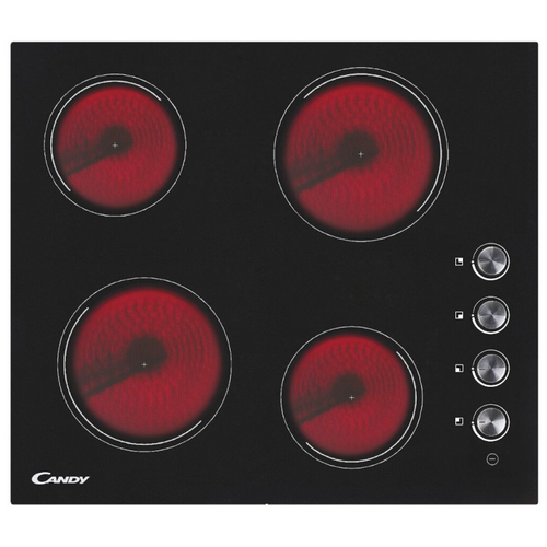 Candy CHK46C - Black 4 Zone Ceramic Hob