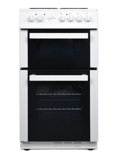 Statesman FUSION50W - White 4 Zone Electric Cooker - A energy