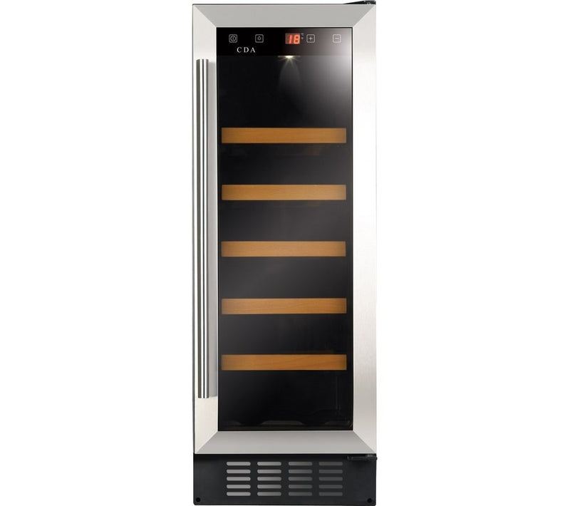 CDA FWC304SS - Stainless steel 20 Bottle Capacity Wine Cooler - G energy