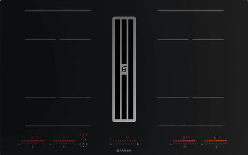 Faber GALILEO-BOLD-F830-RC - Black Venting Hob - 83cm - A+ Rated