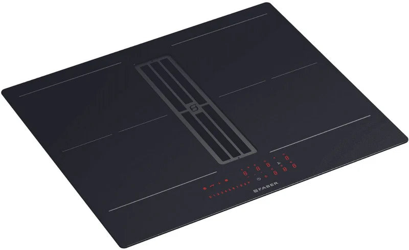 Faber GALILEO-SLIM-F600-RC - Black Venting Hob - 60cm - D Energy