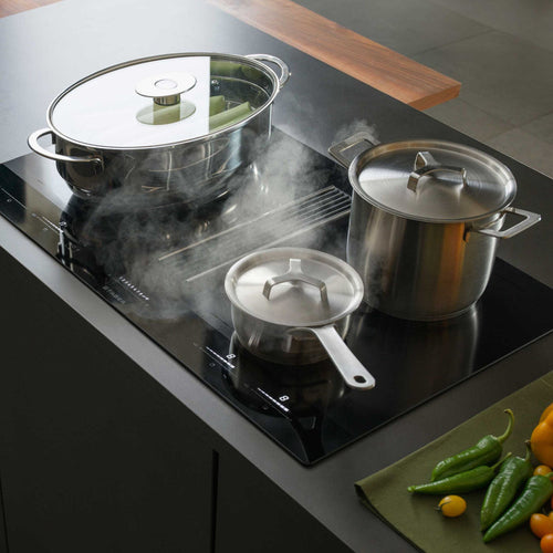 Faber GALILEO-STRIPES-A830-DO - Black Venting Hob - 83cm 4 Zones - A+ Rated