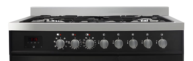 Tesla T90DDFRCB - 90cm Double Cavity Dual Fuel Range Cooker