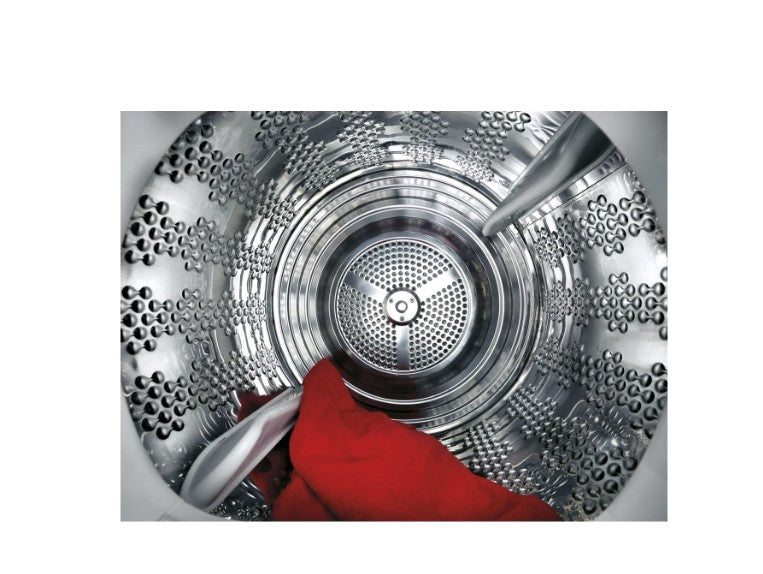 Hoover BATD H7A1TCER-80 - Anthracite & Chrome 7KG Integrated Heat Pump Tumble Dryer - WiFi Connected - A+ Energy Rating