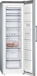 Siemens GS36NFIEV - Stainless Steel Freestanding Upright Freezer - 242L - E Energy Rating