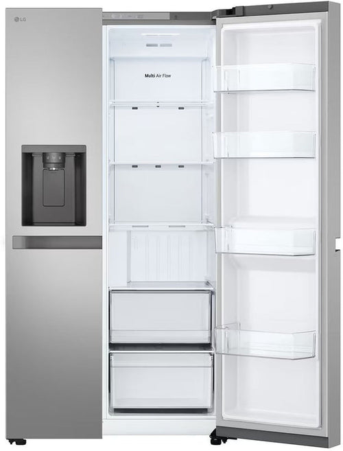 LG GSLC40PYPE - Prime Silver American Fridge Freezer - 417L Fridge/221L Freezer - E Rated