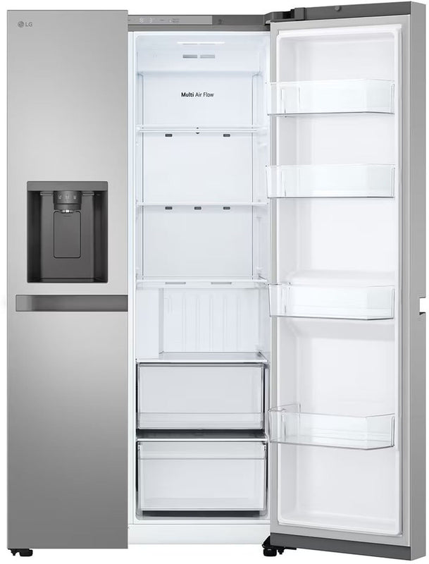 LG GSLC40PYPE - Prime Silver American Fridge Freezer - 417L Fridge/221L Freezer - E Rated