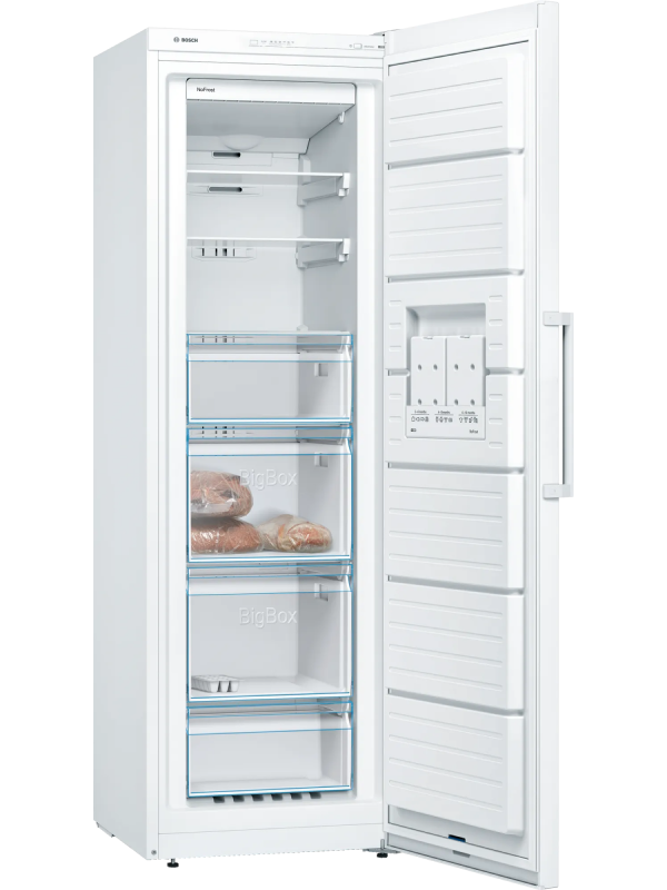 Bosch GSN36VWEPG - White Freestanding Frost Free Freezer - E energy