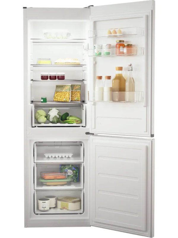 Hotpoint H1NT 821E W 1 - White Freestanding Low Frost Fridge Freezer - E energy