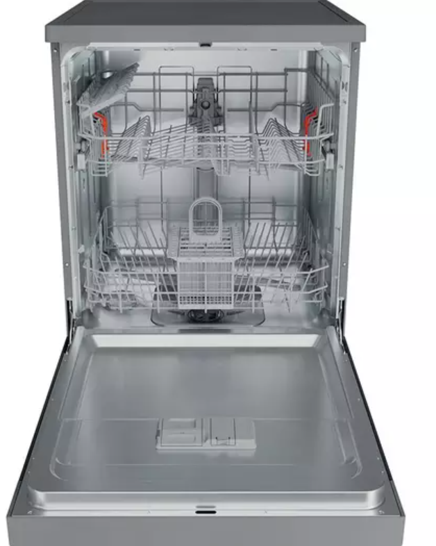 Hotpoint H2F HL626 X UK - Stainless steel Freestanding Dishwasher - E energy