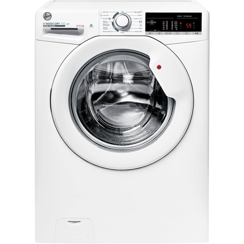 Hoover H3D 485TE - White 8KG/5KG Washer Dryer - 1400 RPM - D/E energy