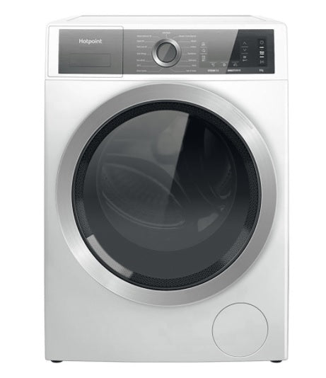 Hotpoint H6 W845WB UK - White Freestanding 8KG Washing Machine - 1400 RPM - B energy - Display