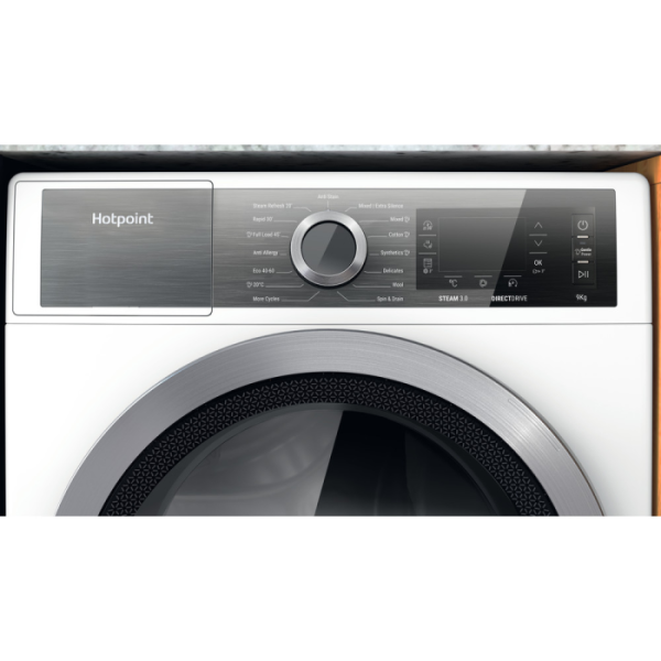 Hotpoint H7 99 GPOWER UK - White Freestanding 9KG Washing Machine - 1400 RPM - A energy