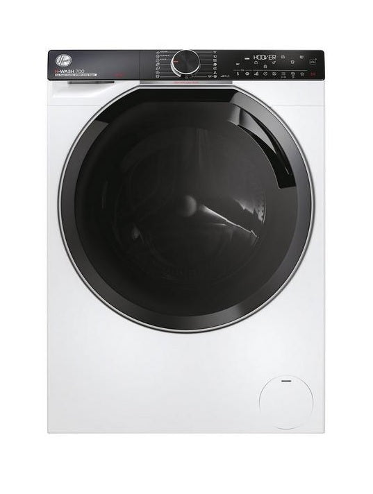 Hoover H7W 412MBC-80 - White Freestanding 12KG Washing Machine - 1400 RPM - A energy