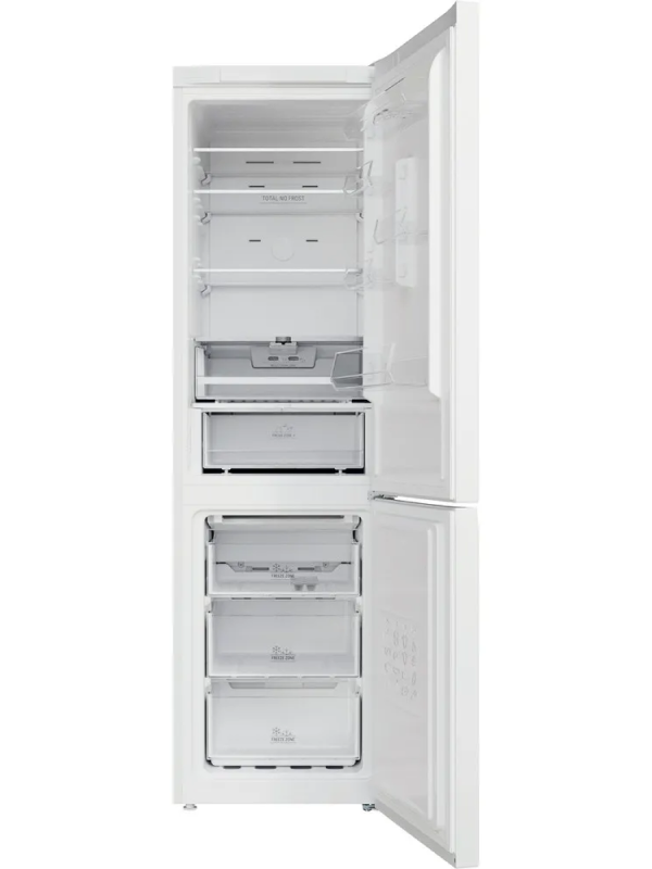 Hotpoint H7X 93T W M - White Freestanding Frost Free Fridge Freezer - D energy