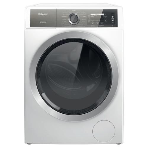 Hotpoint H8 99AD GPOWER UK - White Freestanding 9KG Washing Machine - 1400 RPM - A energy