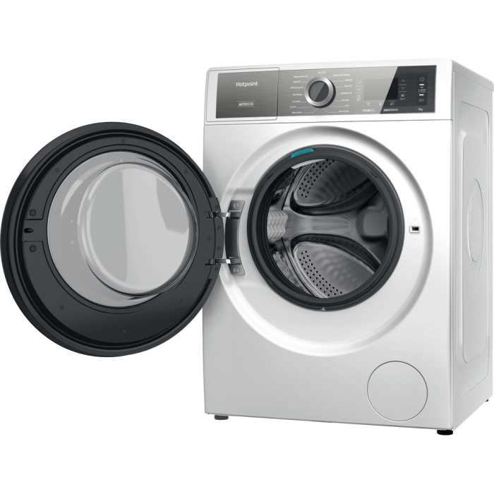 Hotpoint H8 99AD GPOWER UK - White Freestanding 9KG Washing Machine - 1400 RPM - A energy