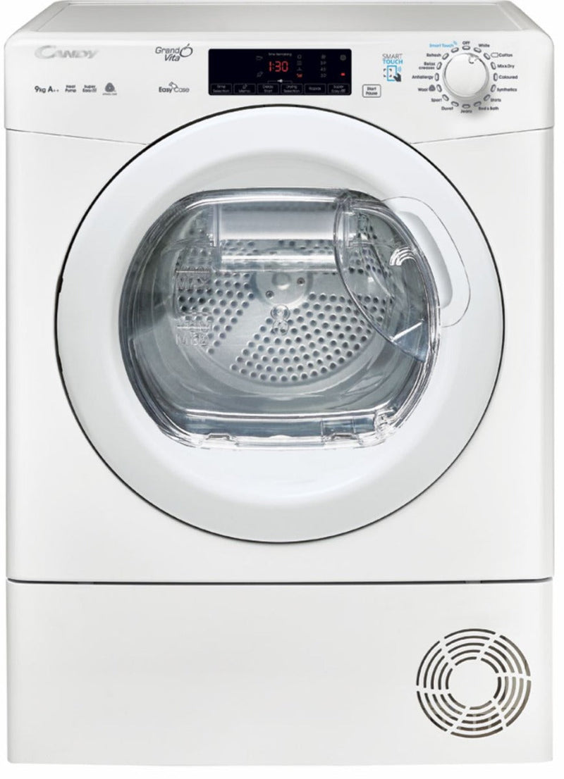 Candy CSOE H9A2TE - White 9KG Heat Pump Condenser Dryer - A++ energy -Display