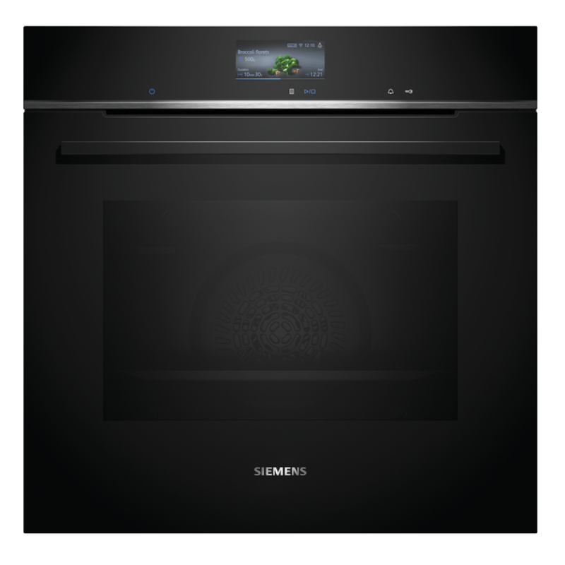 Siemens HB736G1B1B - Black Built in Electric Single Oven - A+ energy