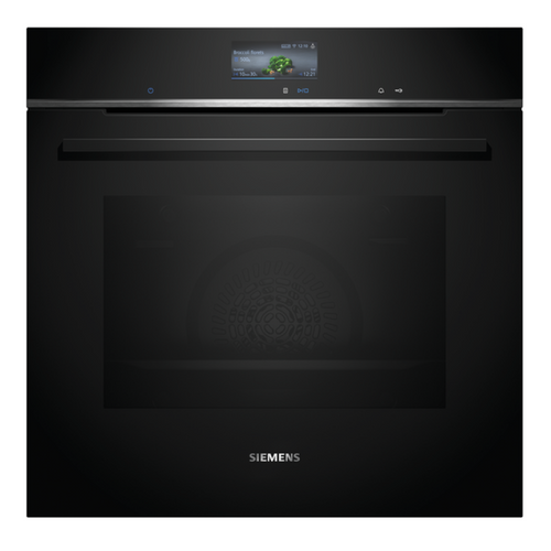 Siemens HB776G1B1B - Black Built in Electric Single Oven - A+ energy