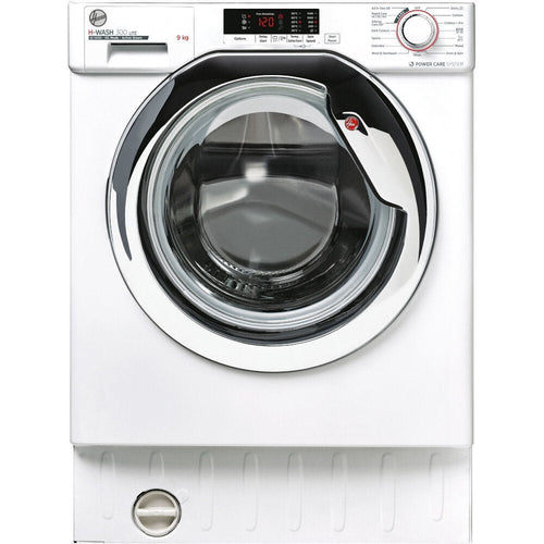 Hoover HBWS 49D2ACE - White Integrated 9KG Washing Machine - 1400 RPM - C energy - Display