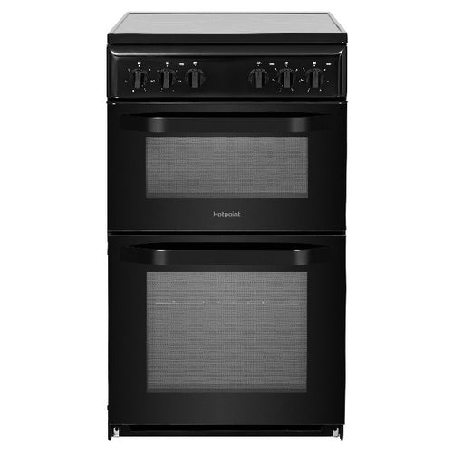 Hotpoint HD5V92KCB/UK - Black 4 Zone Electric Cooker - Catalytic cleaning - A energy