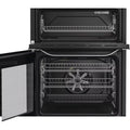 Hotpoint HDE6IDC2X -Inox Electric Cooker Dual Cavity - A Rated - Display