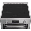 Hotpoint HDE6IDC2X -Inox Electric Cooker Dual Cavity - A Rated - Display