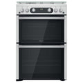 Hotpoint HDM67G0C2CX/U - Silver 4 Zone Gas Cooker - Catalytic cleaning - A/A energy