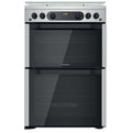 Hotpoint HDM67G0CCX/UK - Stainless steel 4 Zone Gas Cooker - Catalytic cleaning - A+ energy