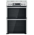 Hotpoint HDM67G9C2CX/U - Stainless steel 4 Zone Dual Fuel Cooker - Catalytic cleaning - A/A energy