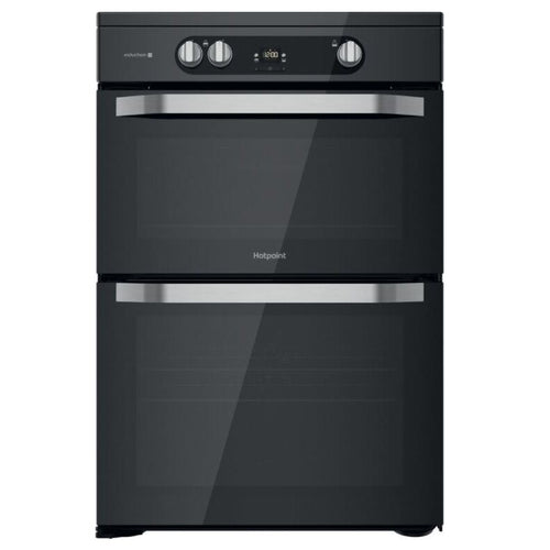 Hotpoint HDM67I9H2CB/U - Black 4 Zone Electric Cooker - Catalytic cleaning - A/A energy