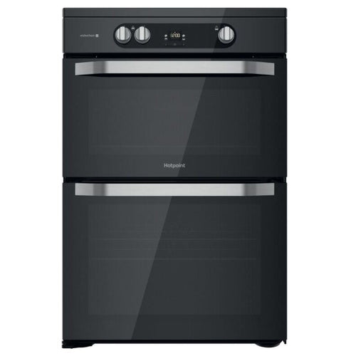 Hotpoint HDM67I9H2CB/U - Black 4 Zone Electric Cooker - Catalytic cleaning - A/A energy - Display
